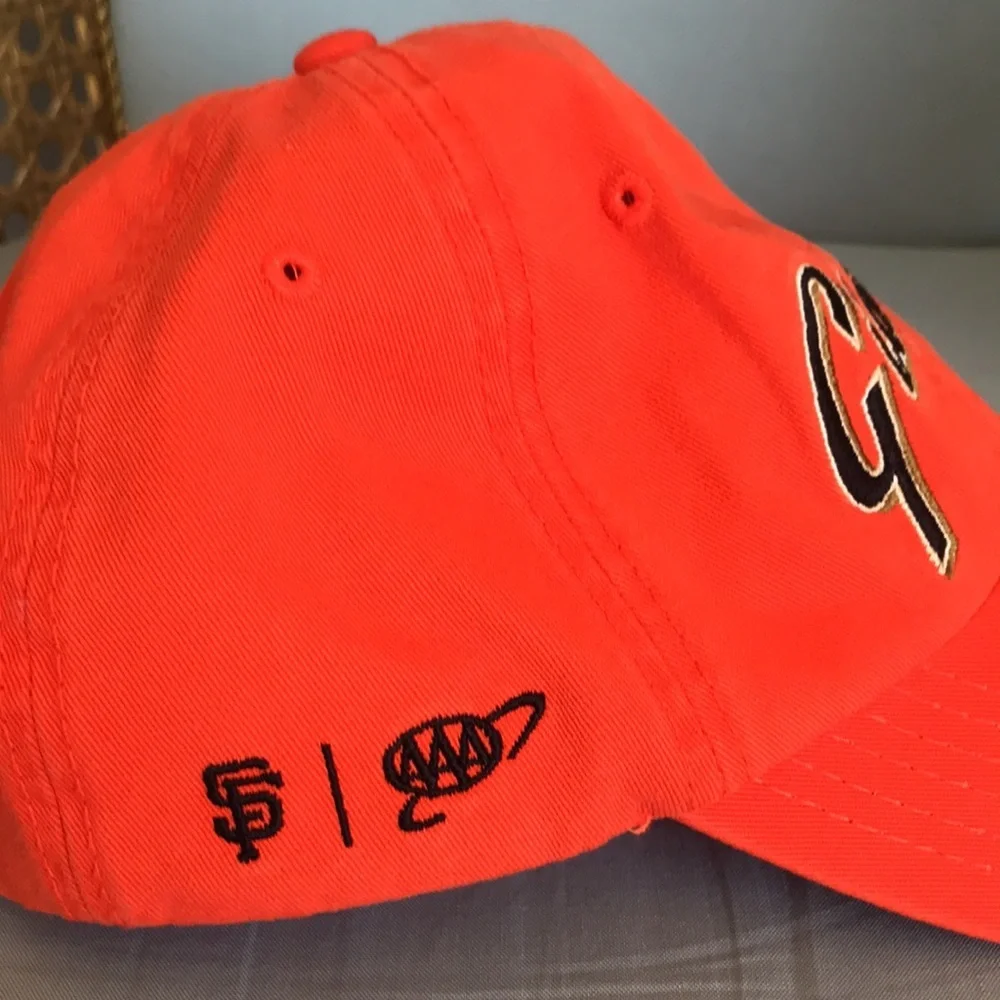 NWOT Orange MLB San Francisco Giants baseball cap/hat Game day everyday wear OS